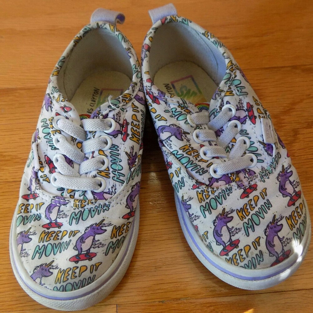 Dallas Clayton Vans Toddler Girls Sneakers